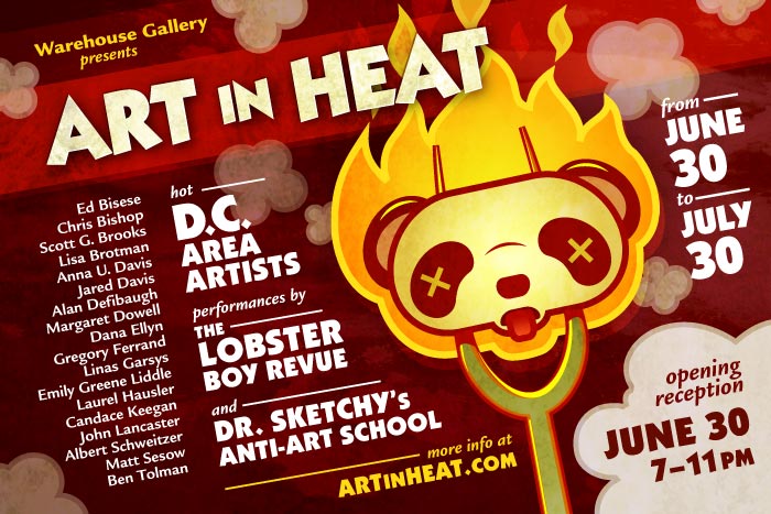 Art in Heat Postcard